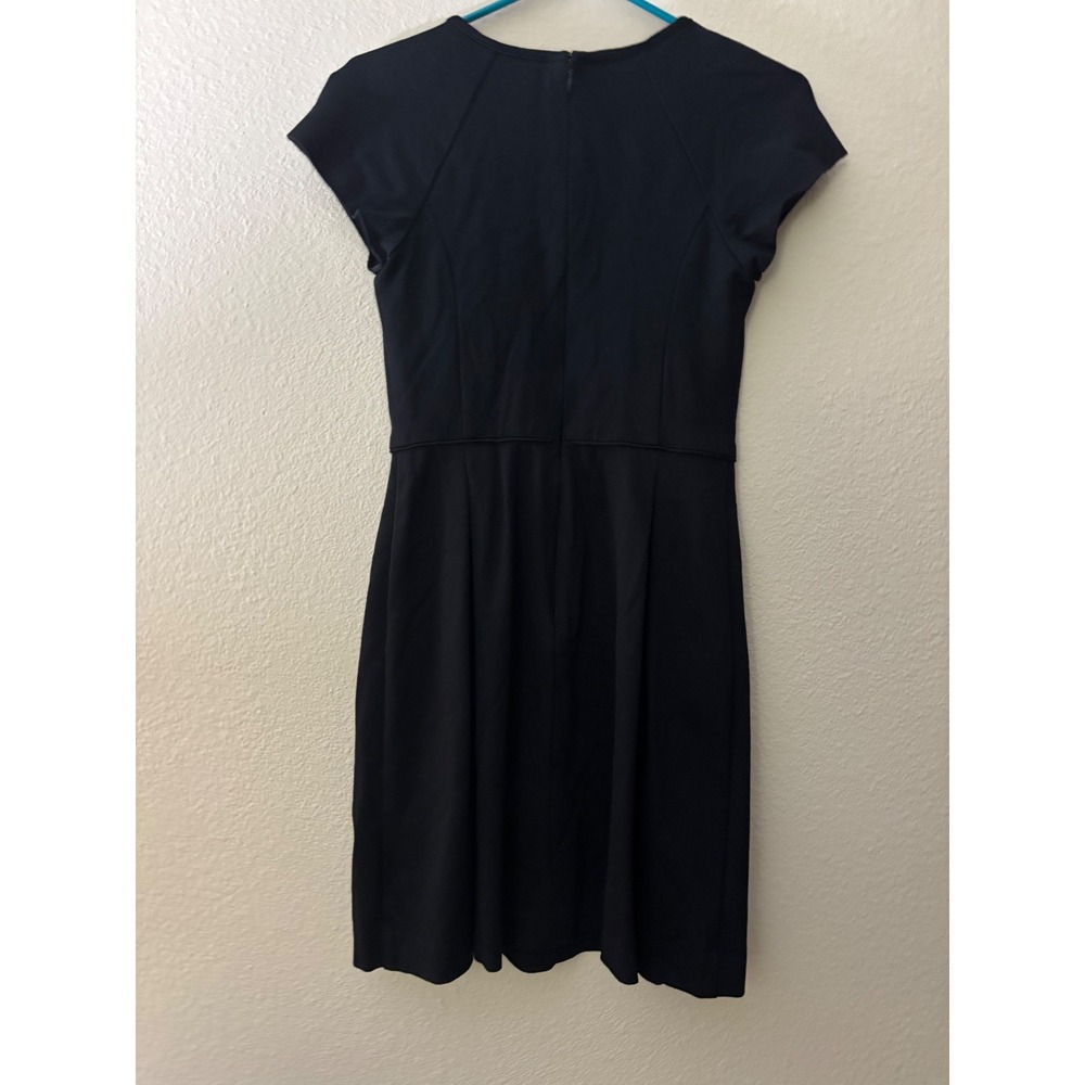 Banana Republic Black Dress Jewel Neckline Career Cocktail (A617) - Picture 2 of 3